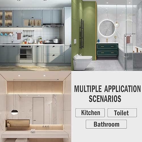 Miniatura 5 de SEIDO Toallero de 12 pulgadas, acero inoxidable 304 negro mate, soporte de pared, toalleros de una pieza para baño sin montaje, negro mate