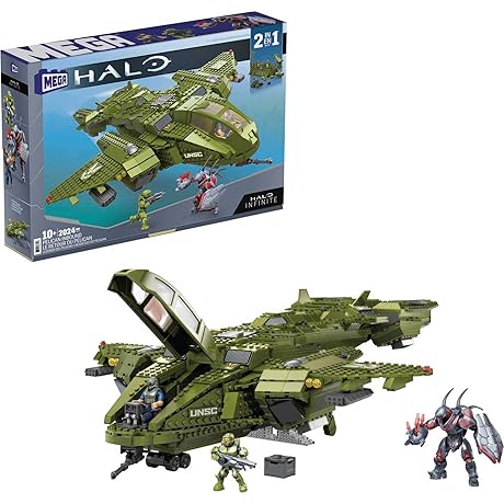 MEGA Halo Infinite Pelican Inbound, 2024 Piece Building Set