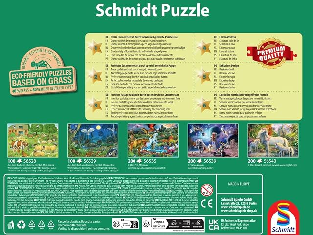 Foto 4 de 4 de Schmidt Spiele 56546-Puzzle Infantil (150 Piezas), diseño de Bob Esponja y Amigos, Multicolor (56546)