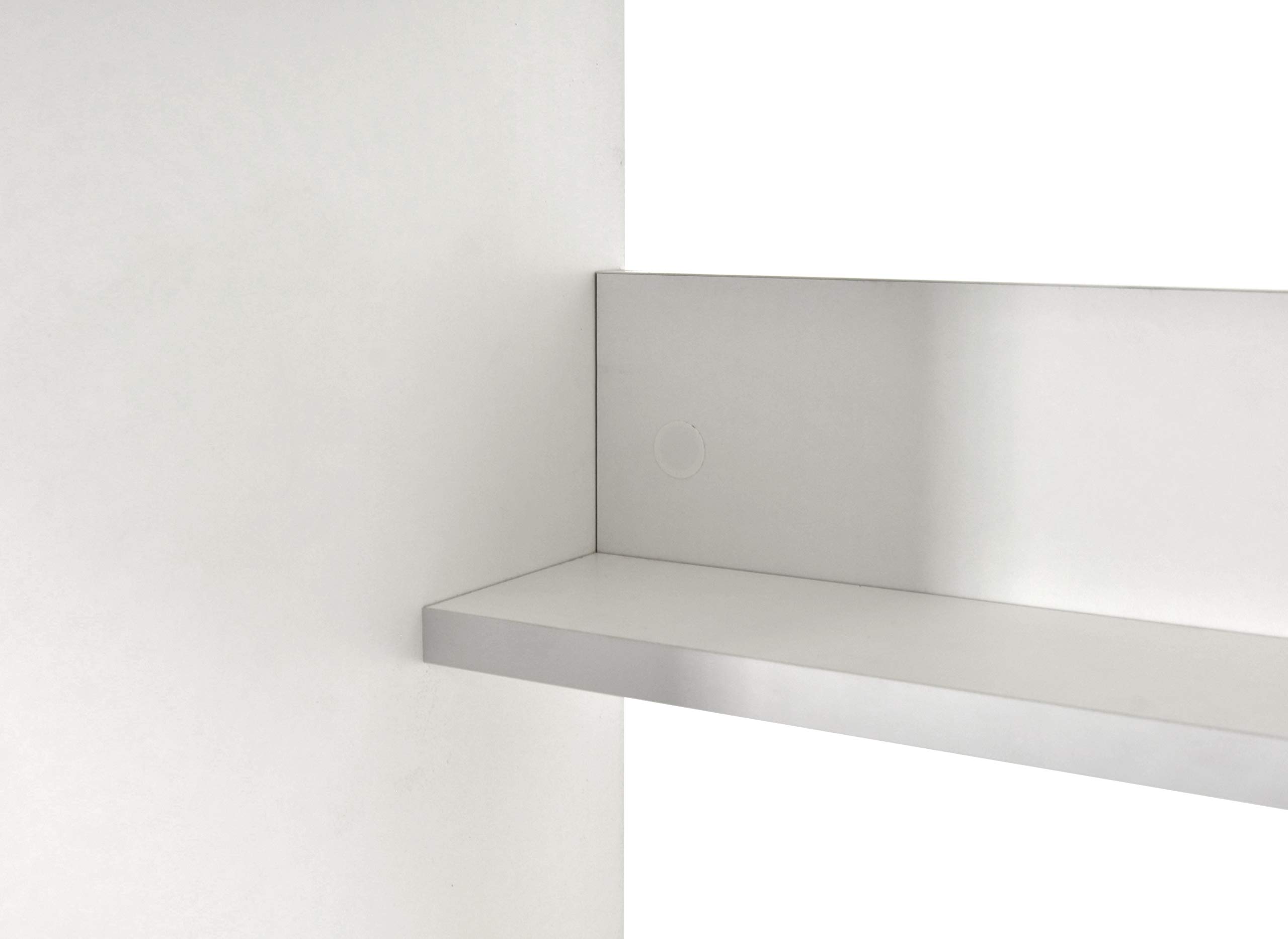 Leomark scrivania per bambini in legno 90cm x 50cm x 77cm (LxPxA), set di mobili per computer, scrittoio stile moderno, tavolo per imparare e giocare, Bianco