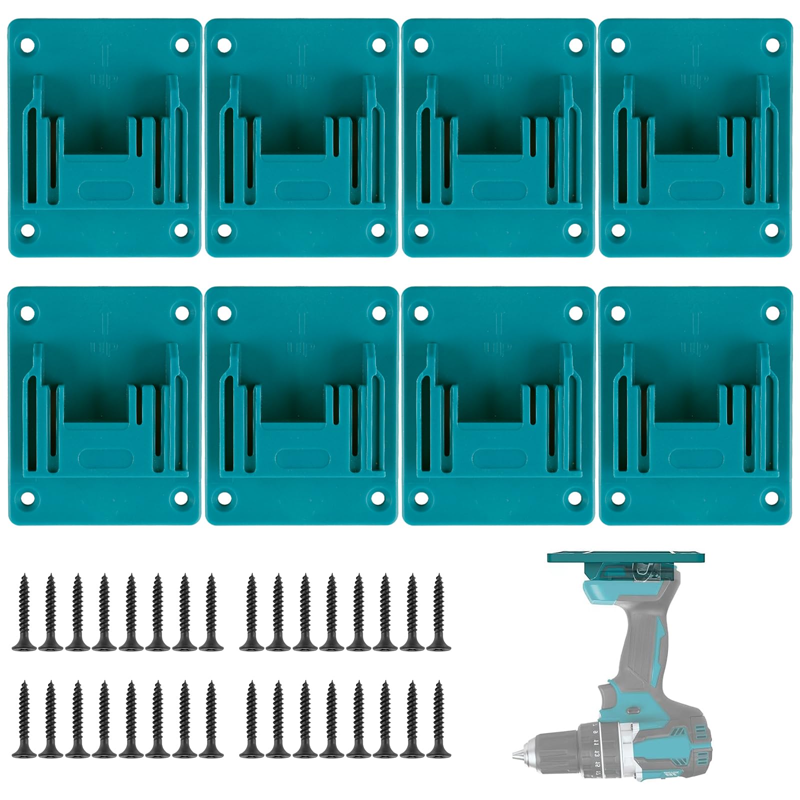 Support Perceuse 10 Pièces Porte Outils Mural Pour Makita 18 V, Support Outils Supports Pour Perceuse