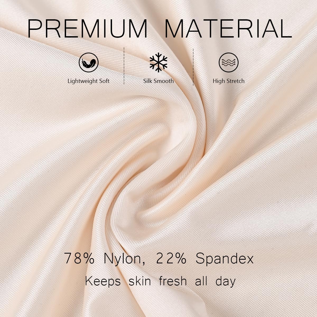 YINYOUYU Mens Leggings Ice Silk Pants Crotchless Tights Base Layer Long Johns Underwear Bottoms - Image 6