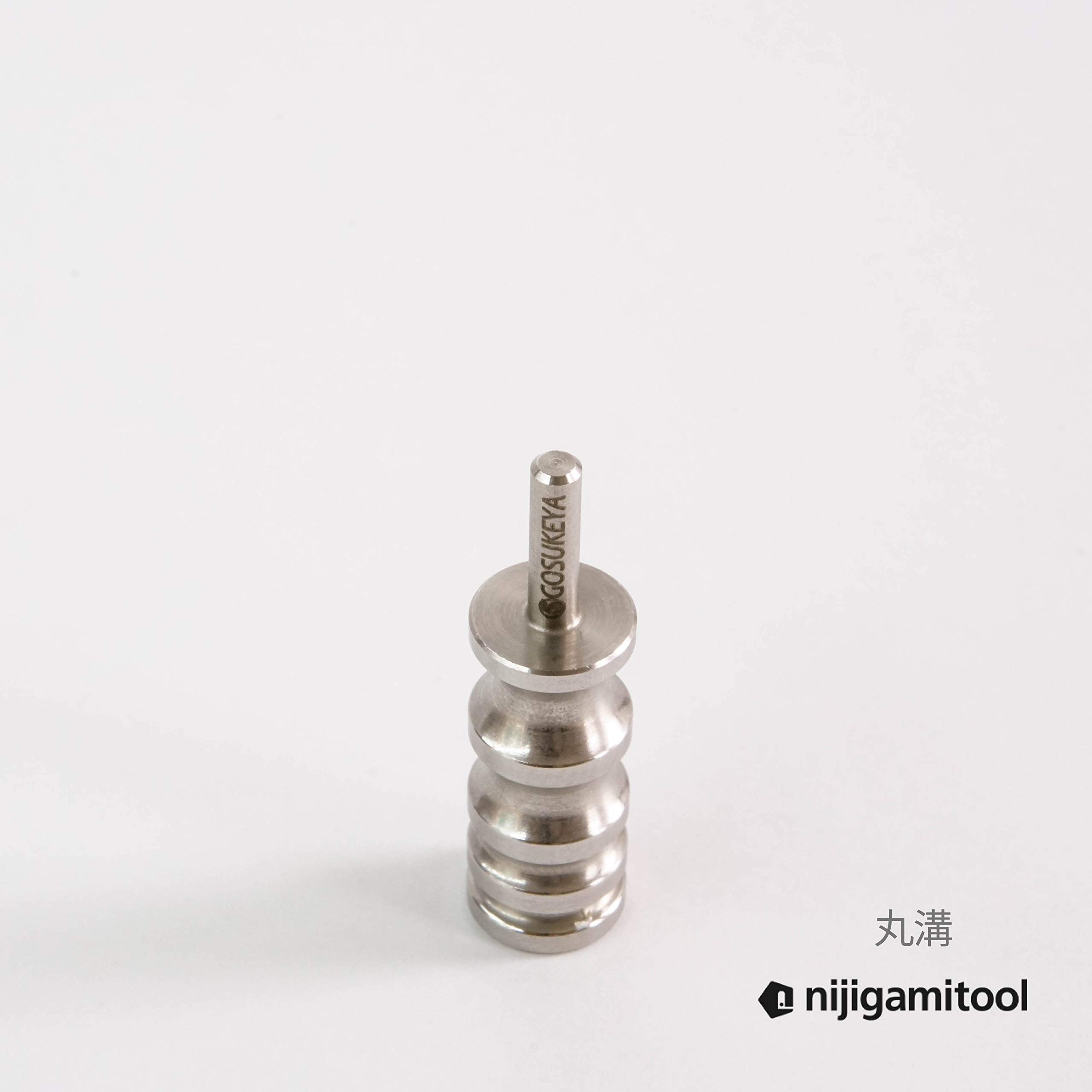 Amazon.co.jp: nijigamitool レザー コバ磨きビット SUS303 (丸