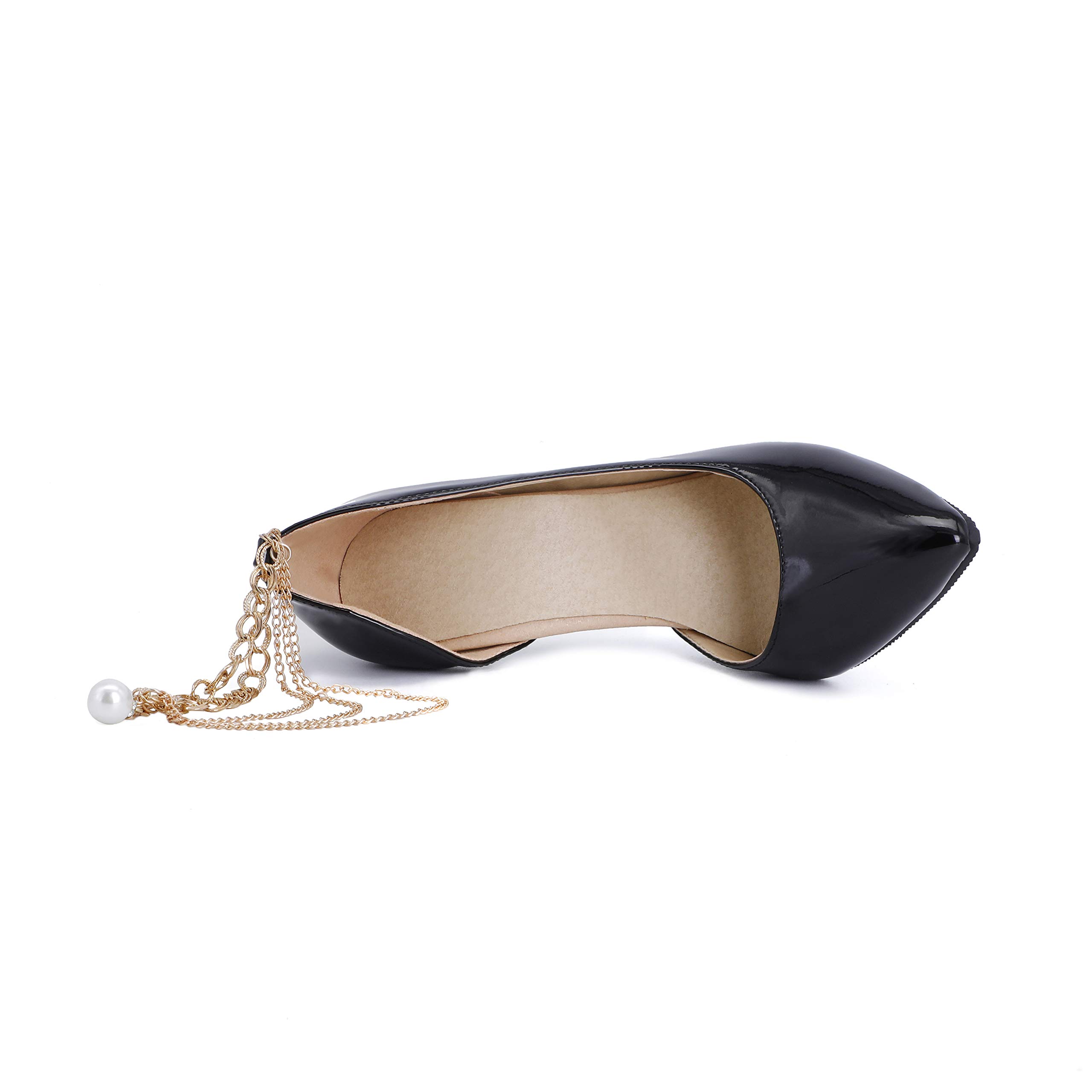 Escarpins sexy à bout pointu pour femme avec talon haut de 12 cm - Escarpins faciles à marcher et à faire la fête pour femme - Grande taille Z8821s