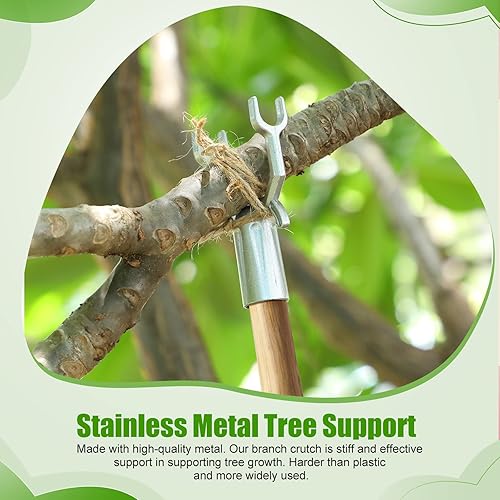 Miniatura 7 de Zhengmy Soporte de rama de árbol de metal, rama, muleta, enderezamiento de árbol para apoyar ramas de árboles frutales, viñedos, jardines