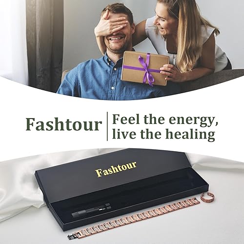 Miniatura 6 de Juego de pulsera magnética y anillo para hombre, 99.99% de cobre puro, diseño de cruz ajustable y nudo celta, regalo para papá cobre630,Diseño de