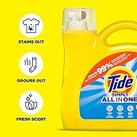 Vista 7 de Procter & Gamble, 89131 Simply Clean & Fresh - Detergente para ropa, líquido, aroma brisa, 138 onzas, cantidad 2