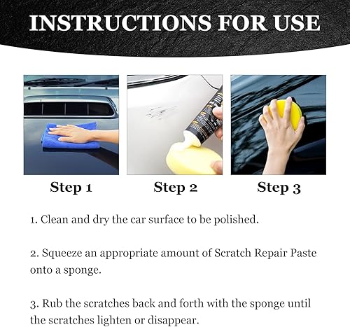 Miniatura 5 de Pasta de reparación de arañazos de coche, pasta de reparación de arañazos de automóvil, removedor de arañazos de automóvil, cera de reparación de