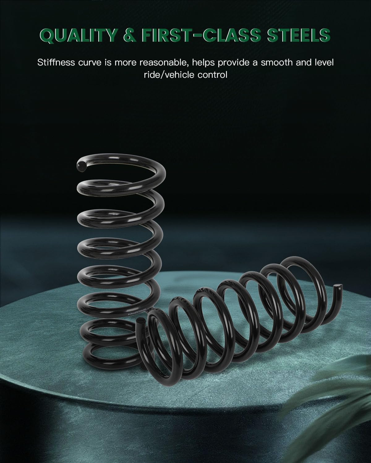 SCITOO 52441S3VA04 Coil Springs, 2Pcs Rear Suspension Coil Springs Set Compatible with 2003-2006 for Acura for MDX, 2003-2008 for Honda for Pilot