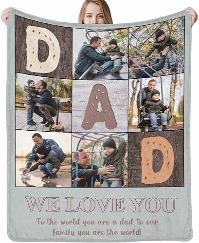 Mantas personalizadas para papá, mantas personalizadas con fotos, texto, dĂa del padre, collages de fotos, regalos para hombres, marido, abuelo, Mantas personalizadas para papá, mantas personalizadas con fotos, texto, dĂa del padre, collages de fotos, regalos para hombres, marido, abuelo,