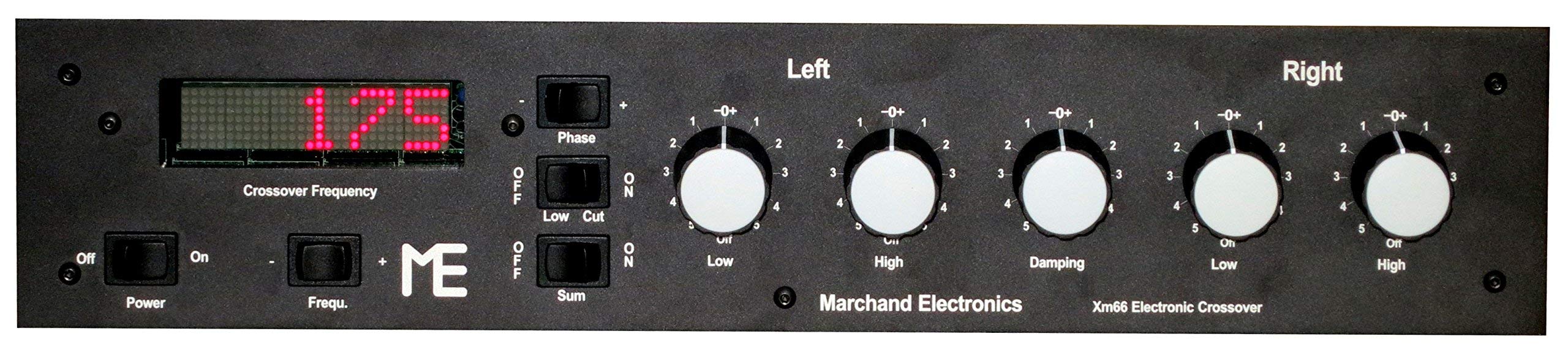 Marchand XM66 2-Way Fully Analog hi-end Audiophile Electronic Crossover with Digital Display of Crossover Frequency