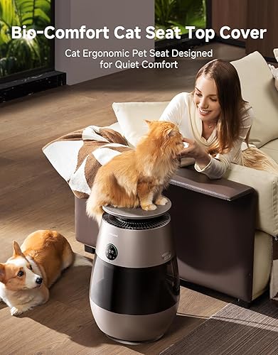 Miniatura 6 de Purificador de aire para mascotas Dreame AP10 para habitación grande del hogar, limpia 5,386 pies cuadrados en una hora, limpiador de aire