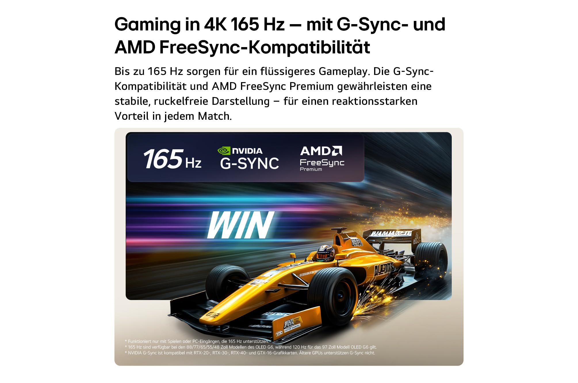LG OLED55G67LW TV 55 Zoll (139 cm) 4K OLED evo AI TV (α11 Gen3 4K AI Prozessor, webOS 26, 120Hz (VRR bis zu 165Hz)) [Modelljahr 2026] [Energieklasse E]