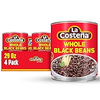 Vista 8 de La Costeña Frijoles negros refritos, lata de 14.1 onzas (paquete de 12)
