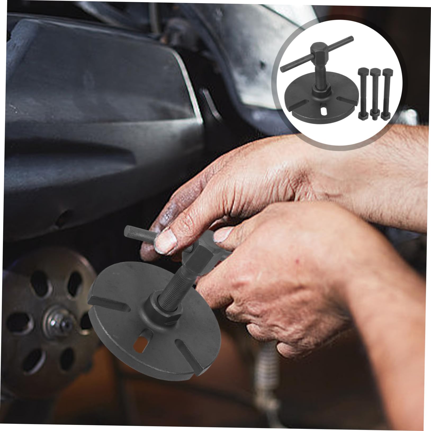 Gatuida Motorrad Konstruktion aus Kohlenstoffstahl Schwungradabzieher Schnelle Entfernung Zuverlässige für Reparatur und Fachpersonal
