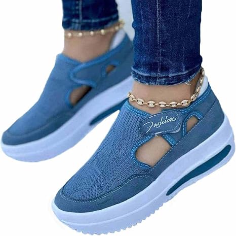 Amazon.com: Zapatillas de primavera 2022 para mujer, informales,  transpirables, zapatos deportivos de primavera para mujer 2022, zapatos de  lona para mujer 2022, zapatos casuales de malla (7, azul) : Ropa, Zapatos y  Joyería