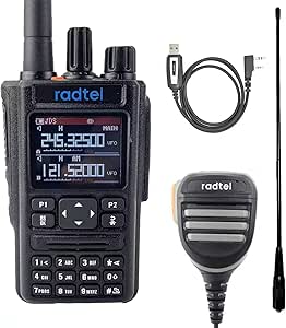 Amazon.com: Radtel RT-490 GPS Bluetooth App Programming Tri-Band Radio ...