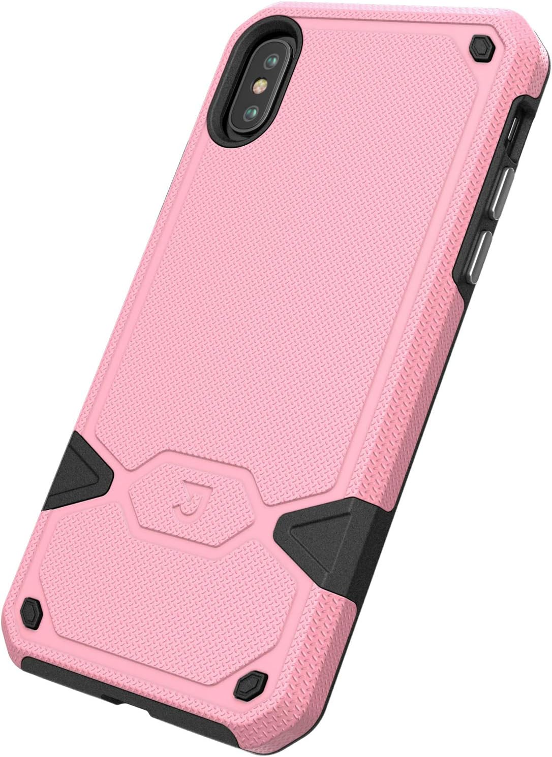 Jaagd Slim Dual-Layer Combo Case for iPhone X and Xs, Pink