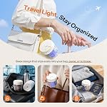 Betife Distributeur d'organisateur de pilules mignon avec 7 Extra grands compartiments, XL Organisateur de bouteilles de pilules portatives 7 Journée avec large ouverture pour une utilisation facile, Anti-Mix Pill Organizer pour les voyages, BPA-Free Grand conteneur de pilules