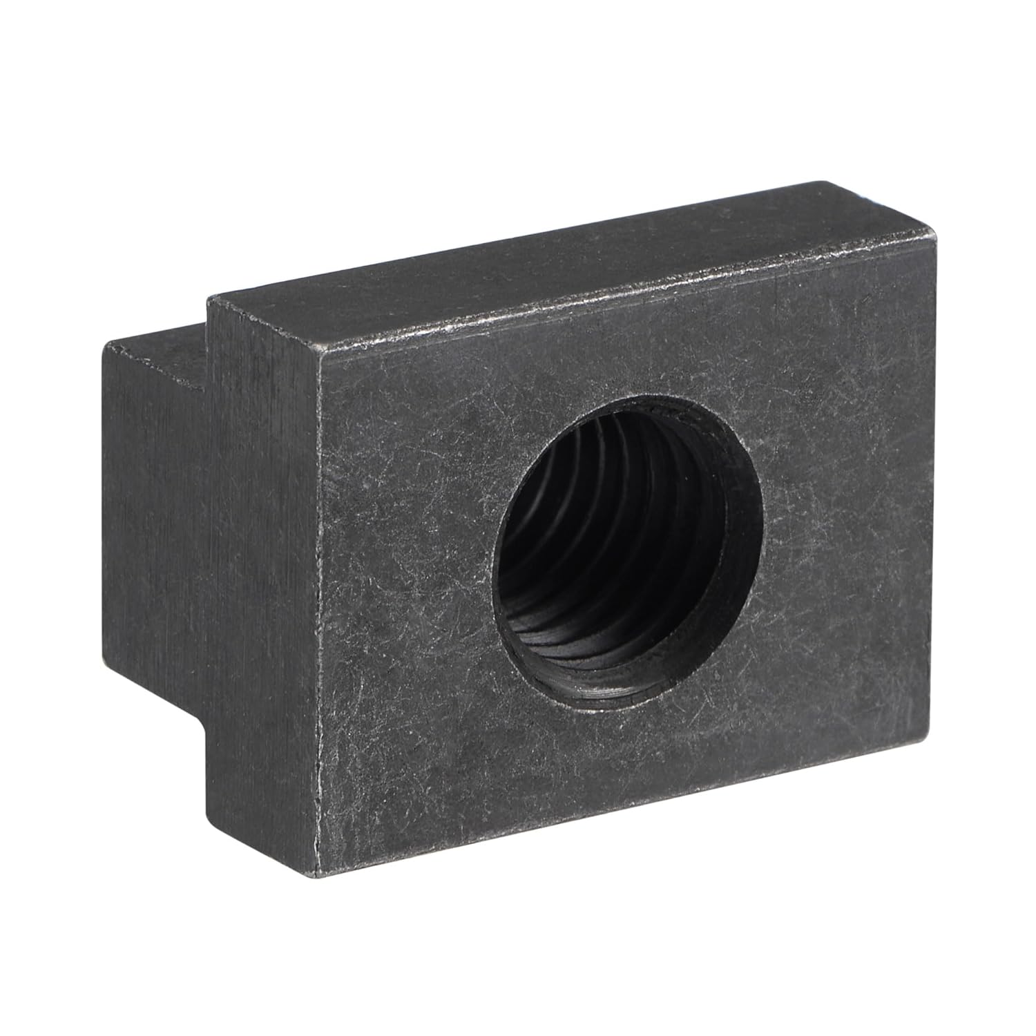 uxcell M12 Thread T Slot Nuts, Alloy Steel Black Oxide Finish Grade 8.8 Tapped Through Slot T-Nuts Furniture 10Pcs