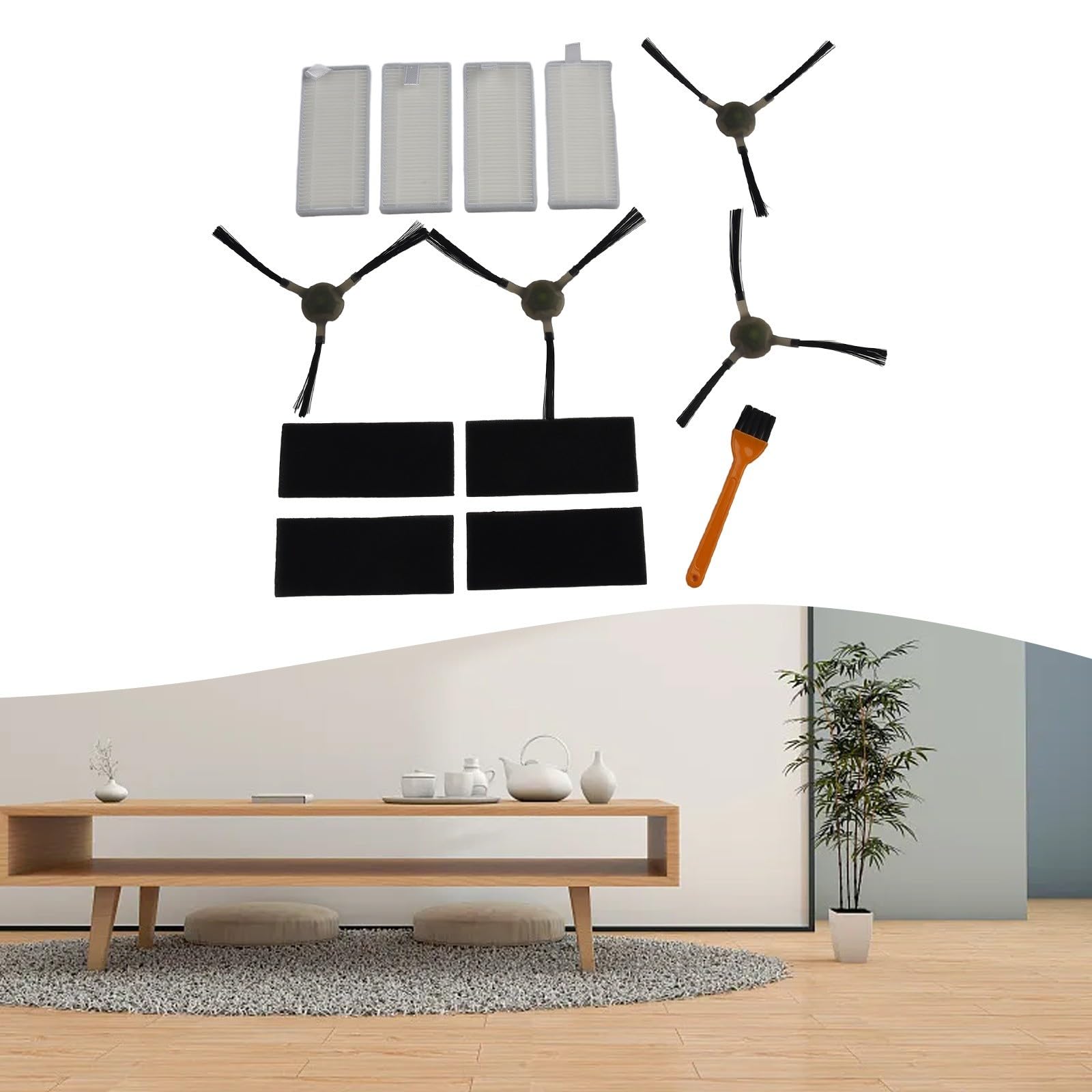 Lot De 6 Brosses Latérales Pour Aspirateur Robot Lefant U180