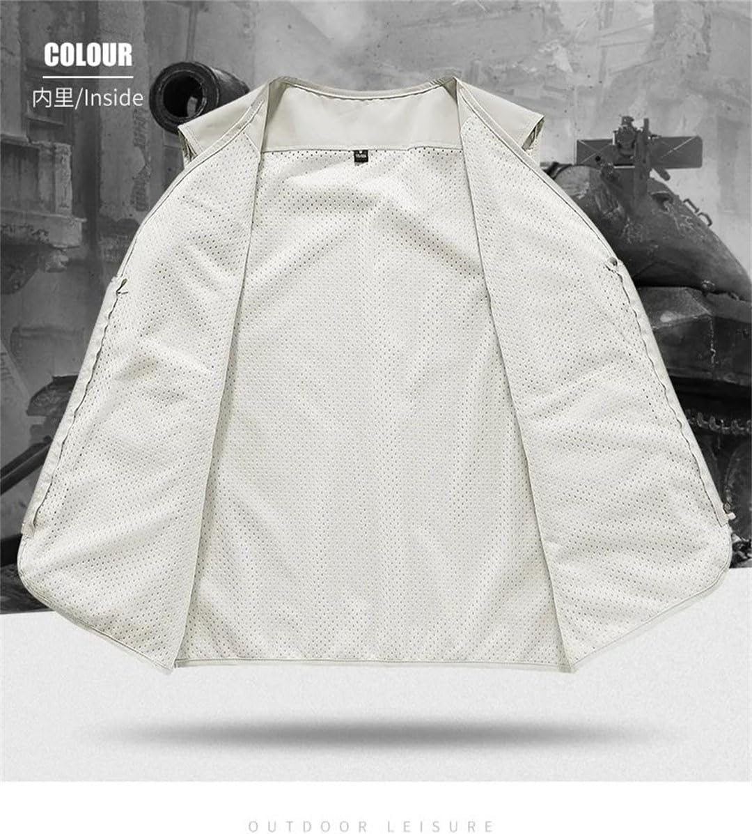 Men's Mesh Breathable Multi Pocket Outdoor Photography Fishing Vest