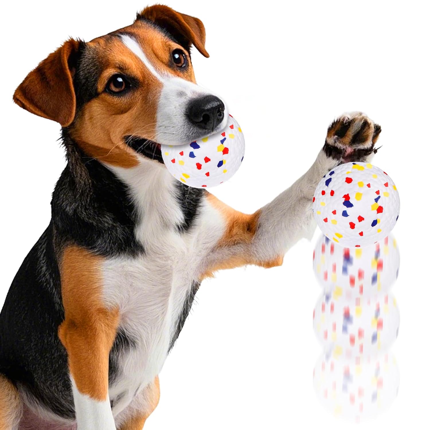 BABORUI Dog Balls Durable Floating Dog Toy Balls for Aggressive Chewers Indestructible Fetch Ball for Large Medium Small