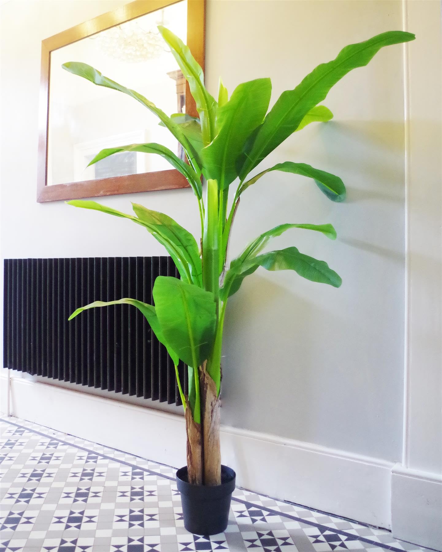 Leaf Artificial Banana Plant 180cm Green Plastic