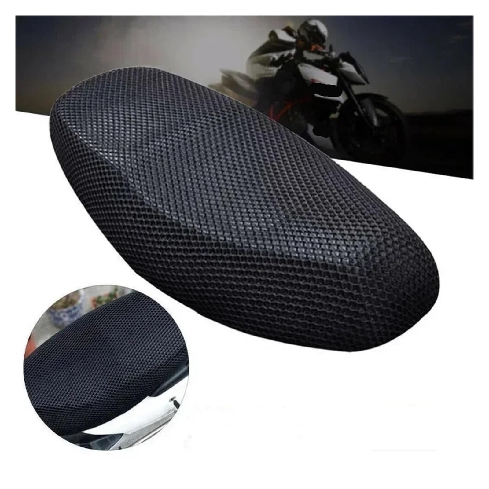 Coprisella Coprisedile Moto Rete Cuscino Impermeabile Traspirante