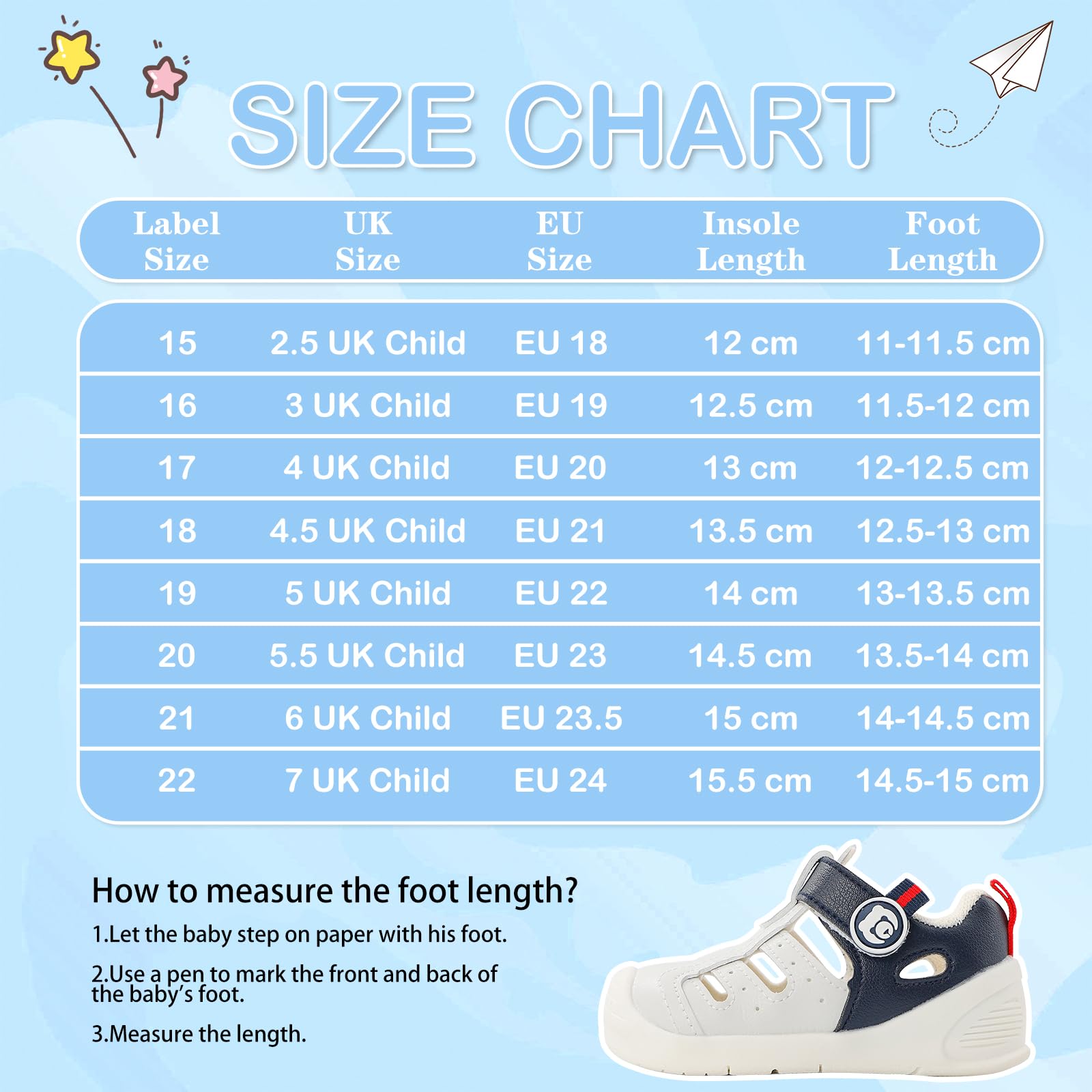 MK MATT KEELY Baby Boys Girls Sandals Toddlers Summer First Walking Shoes Kids Closed Toe Pre Walkers with Anti-Slip Rubber Sole — view 7