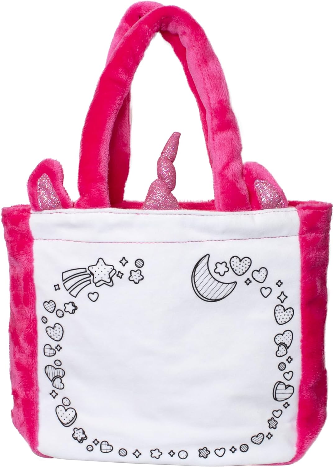 Lansay - BLOPENS X-TRA - Styl'Bag Unicorn - Kit Personalised Colouring Bag - For Children from 6 Years - With 4 Blopens Pusted Felt Tip Pens, 5 Reusable Stencils - Unicorn Bag Included
