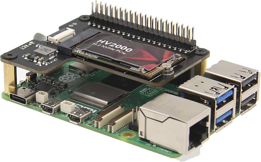 Amazon.co.jp: Geekworm X1000 Pcie M.2 Key-M NVMe SSD拡張ボード