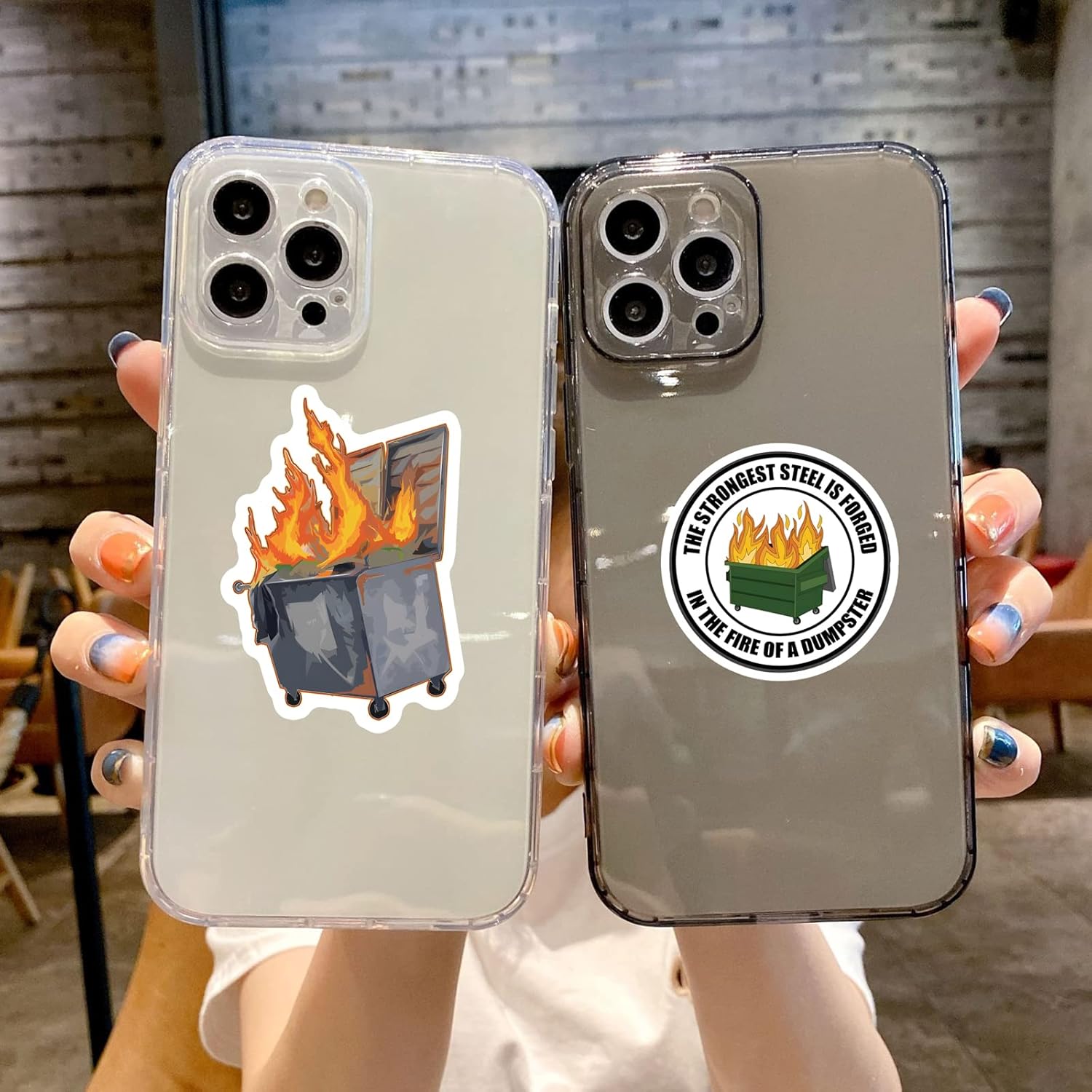 61PCS Dumpster fire Stickers Vinyl Waterproof Stickers for Scrapbook,Journaling,Laptop,Bumper,Skateboard,Water Bottles,Computer,Phone, - Image 7