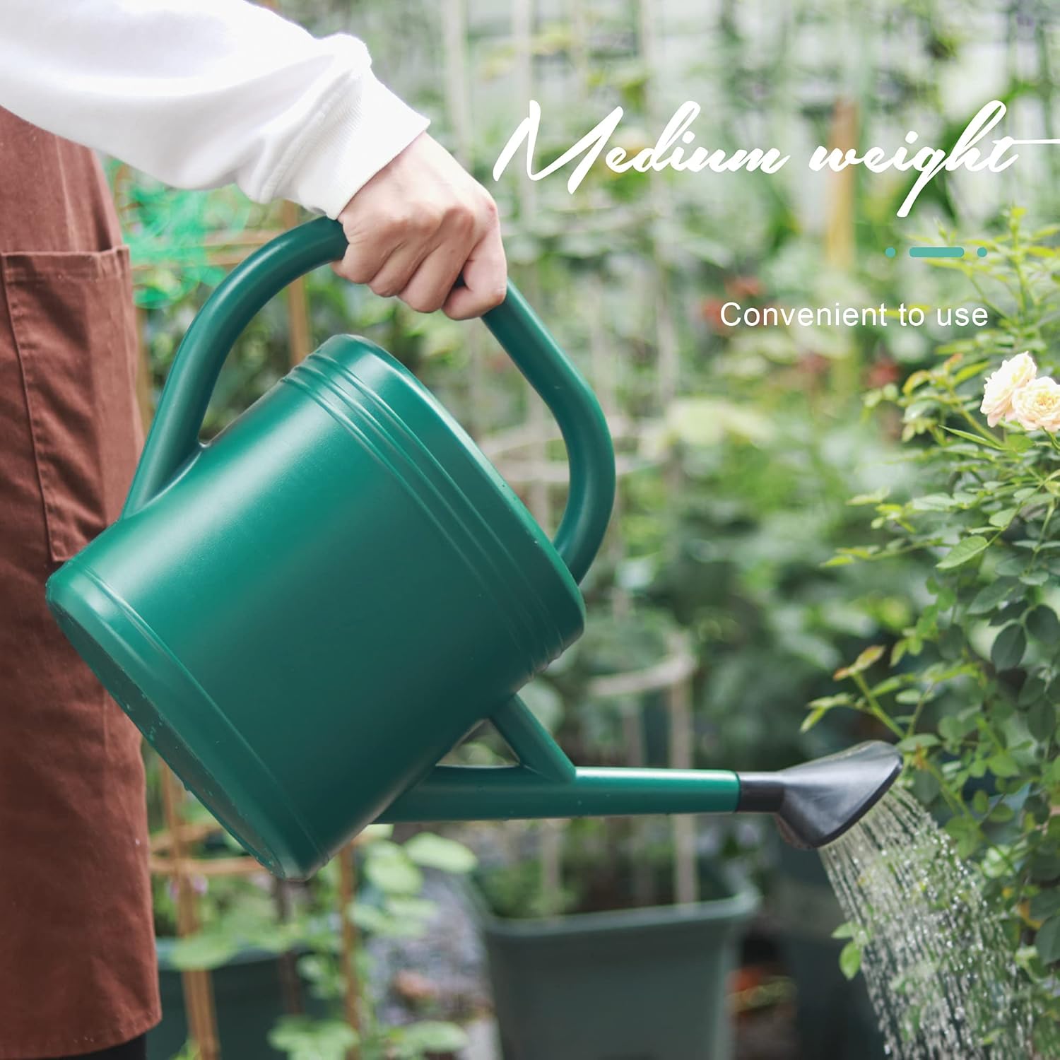 taiflower 1.3 Gallon Plastic Watering Can : Patio, Lawn & Garden