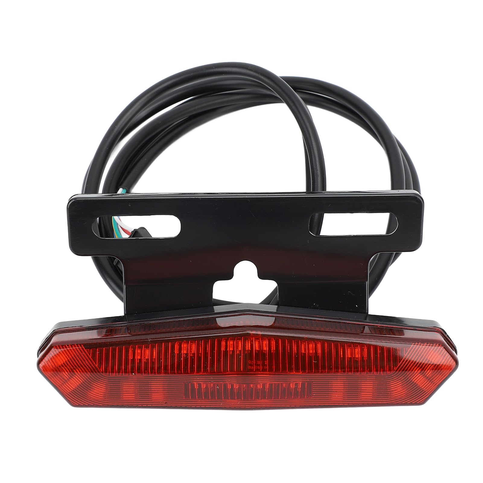 Domary Juego de Luces Delanteras y Traseras para Bicicleta Eléctrica, Kit de Luces Advertencia Delanteras y Traseras LED con Botón Interruptor Bocina para Accesorios S