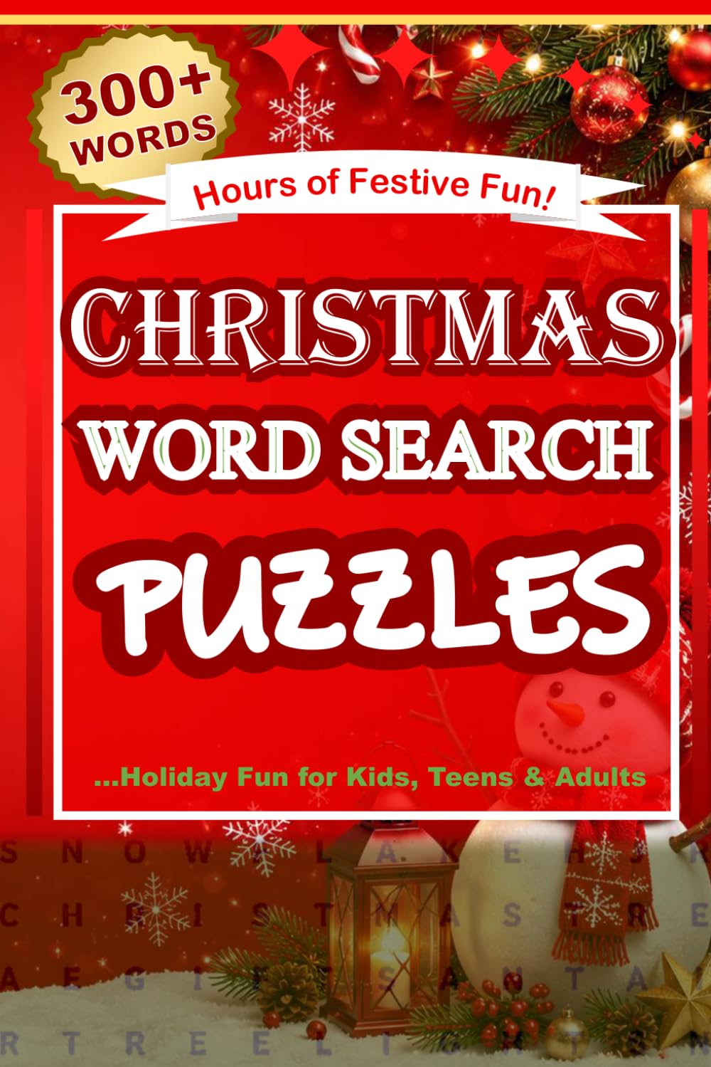 Christmas WordSearch Puzzles Book: A Festive Collection of Christmas-Themed Word Searches and Solutions