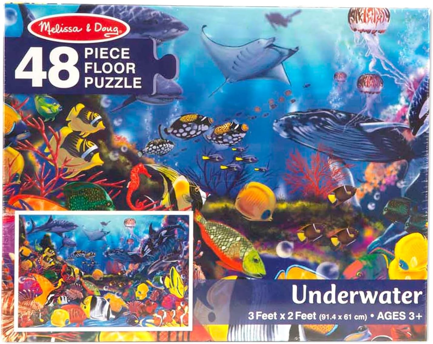 Melissa & Doug Underwater Floor Puzzle - 48 Pieces