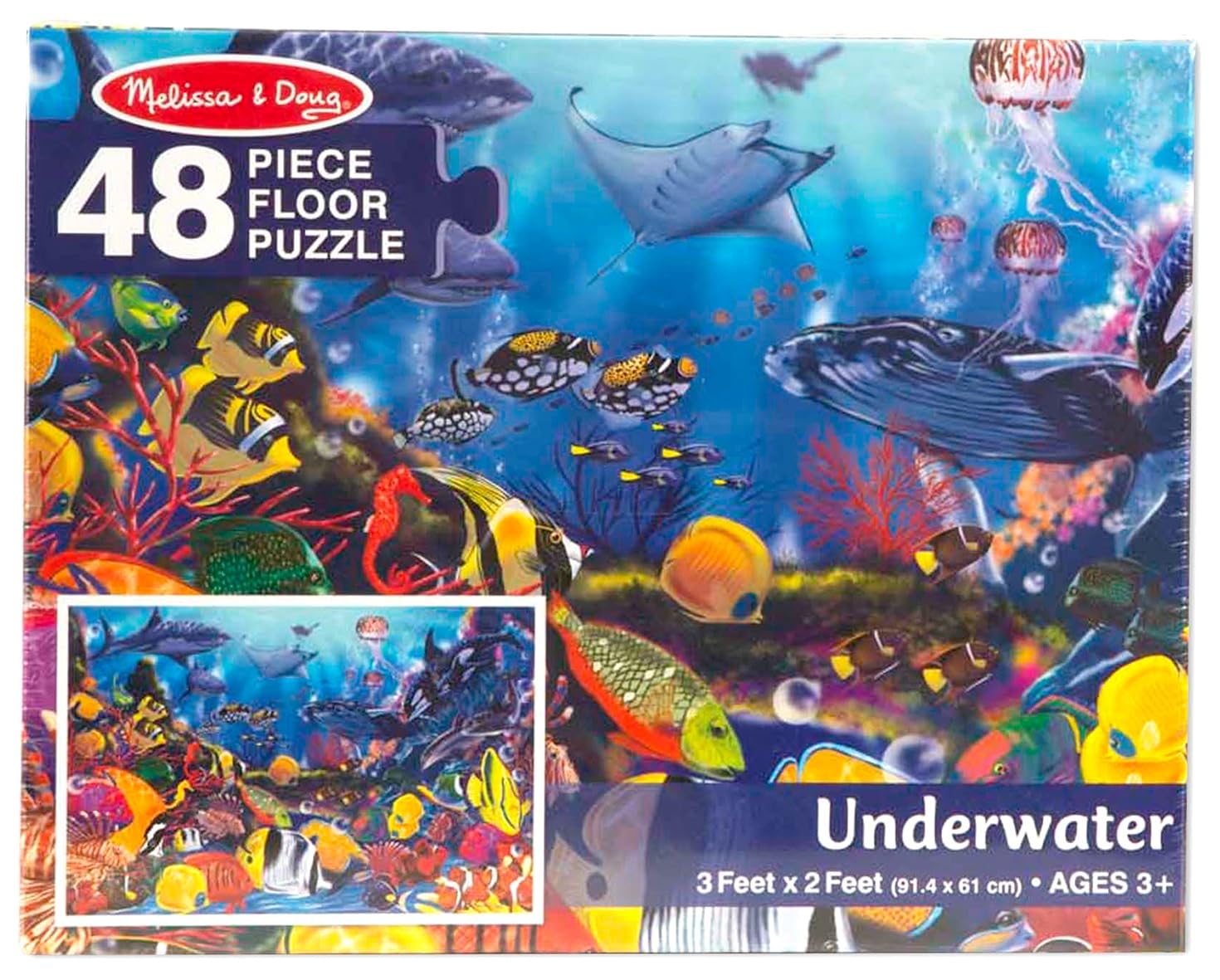 Melissa & Doug - Underwater Floor Puzzle - 48 Pieces