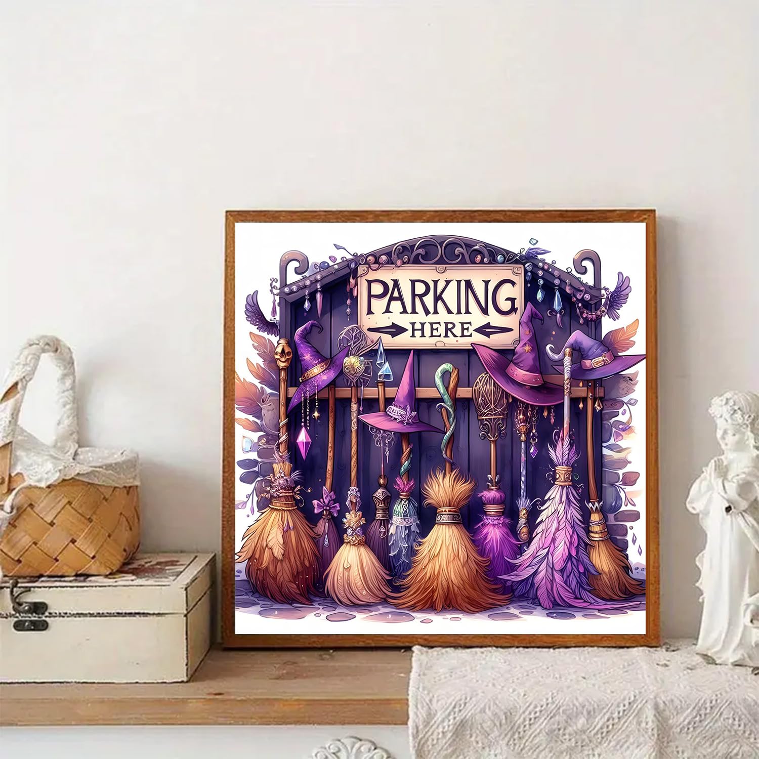 Diamond Art Kits - Witch Broom Parking -2
