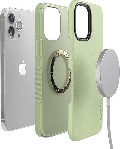 Miniatura 780 de Casely Funda para iPhone 13 Pro Max Jardín dorado Floral de girasol amarillo Compatible con MagSafe Diseño protector audaz Jardín Dorado