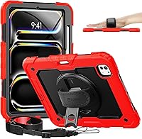 Vista 11 de Timecity - Funda protectora para iPad Pro de 12.9 pulgadas, 6ª/ 5ª/ 4ª/ 3ª generación, con fuerte protección, protector de pantalla, correa