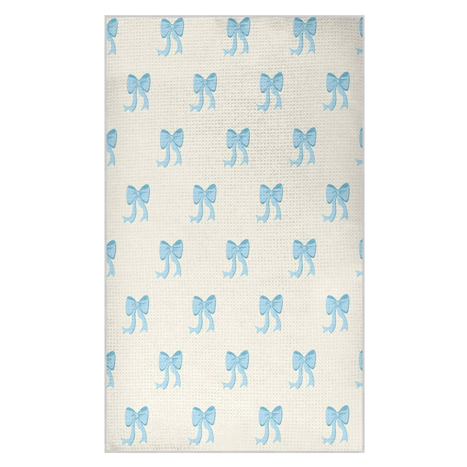 BURSTDDY Bow Kitchen Towels,Absorbent Dish Towels 2 Pack
