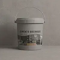 Revestimento Cimento Queimado Piso E Parede Pronto Pra Uso 5Kg