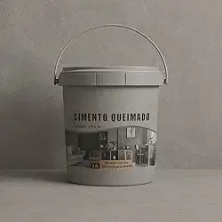 Revestimento Cimento Queimado Piso E Parede Pronto Pra Uso 5Kg