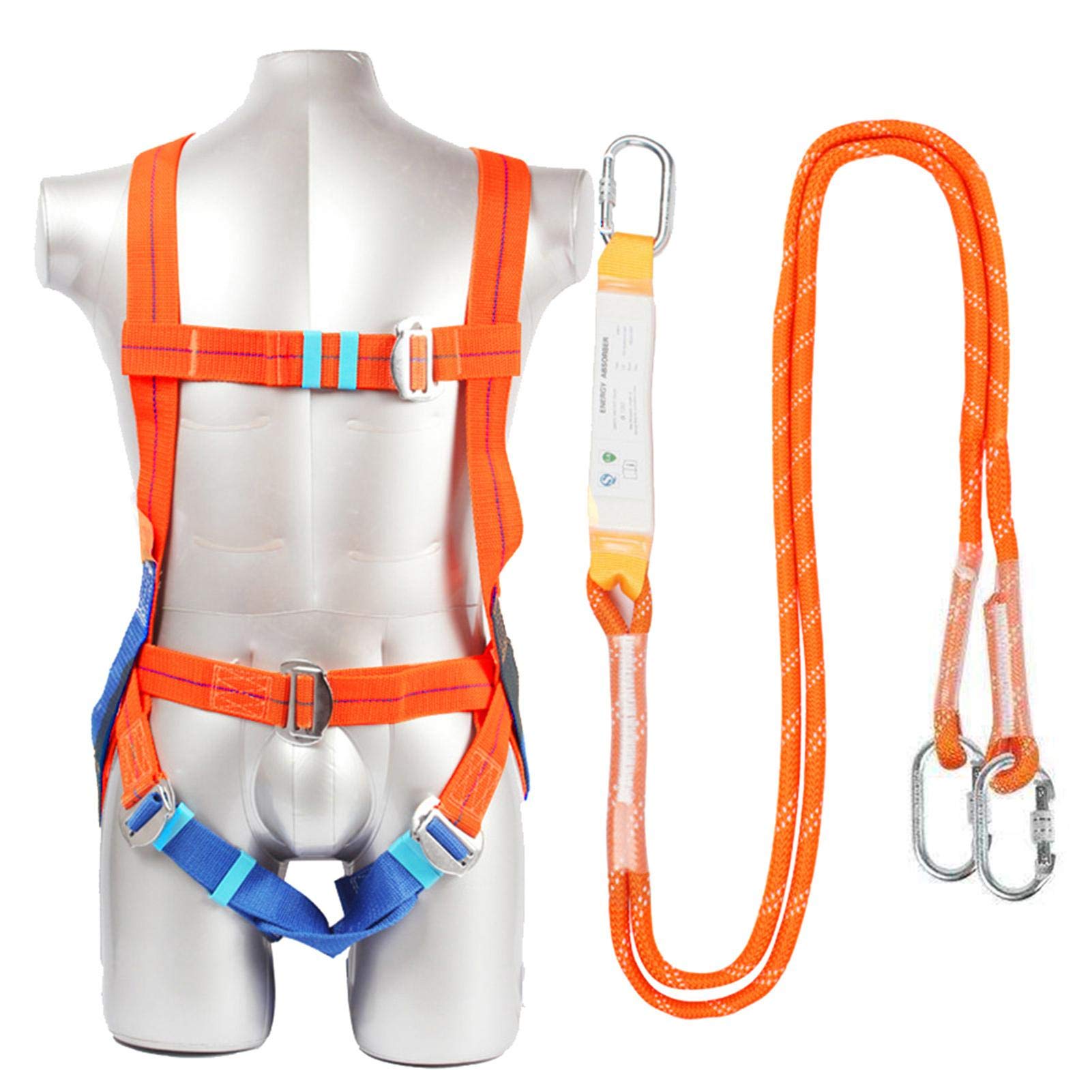 Buy adfafw Fullbody Safety Harness Set Fall Protection Roofing Bucket
