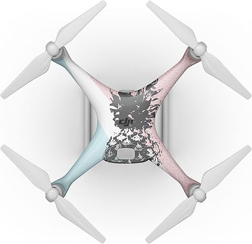 Miniatura 3 de Compatible con Drone DJI Spark - Adhesivo protector de vinilo resistente a los arañazos - Textura de hormigón grunge