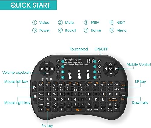 Rii Mini i8+ Wireless (Spanish layout) - 5