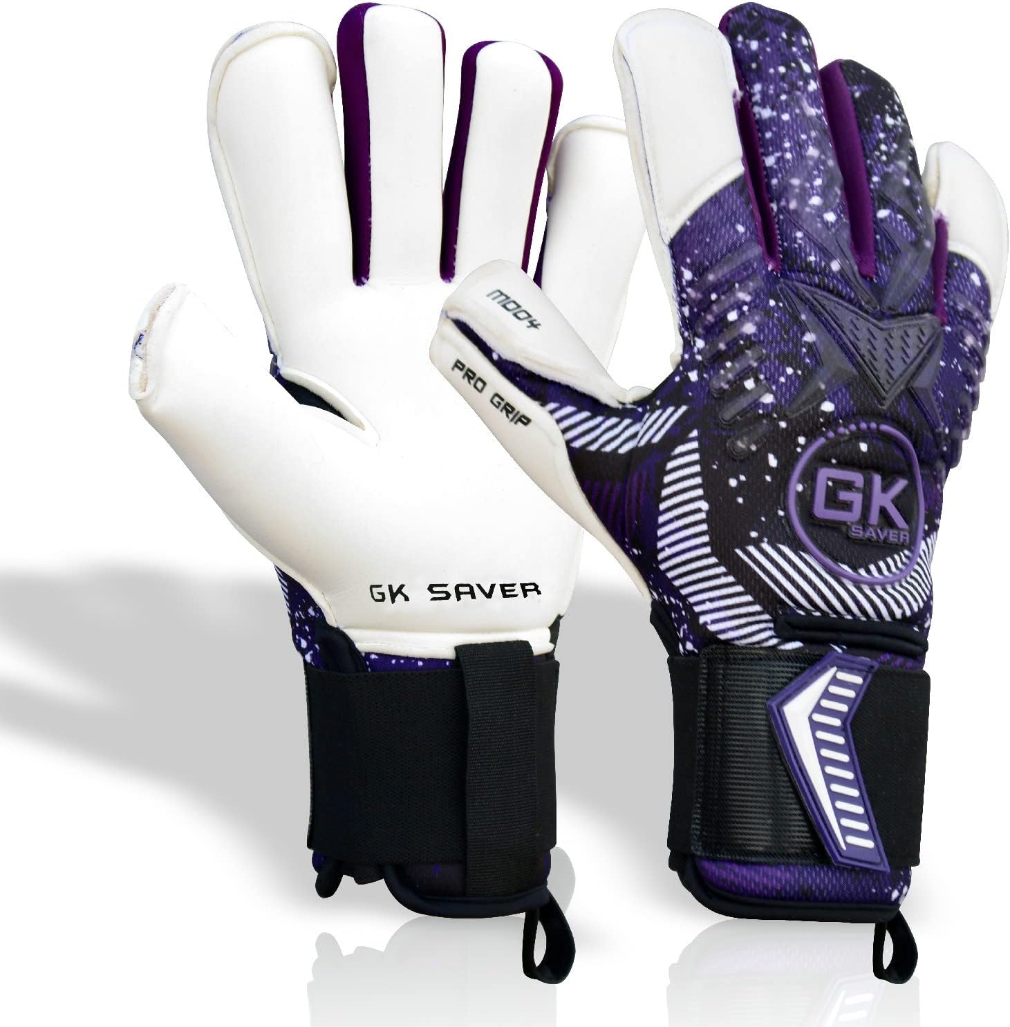 GK Saver Soccer Goalie Gloves Modesty Professional Goalie Gloves Size 6 to 11 Removable Savefinger Gloves