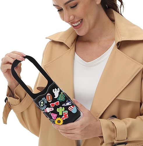 Miniatura 8 de Portavasos de silicona para cochecito, decorativo, almacenamiento versátil, se adapta a sillas de ruedas, equipaje, organizador de cocina de gran