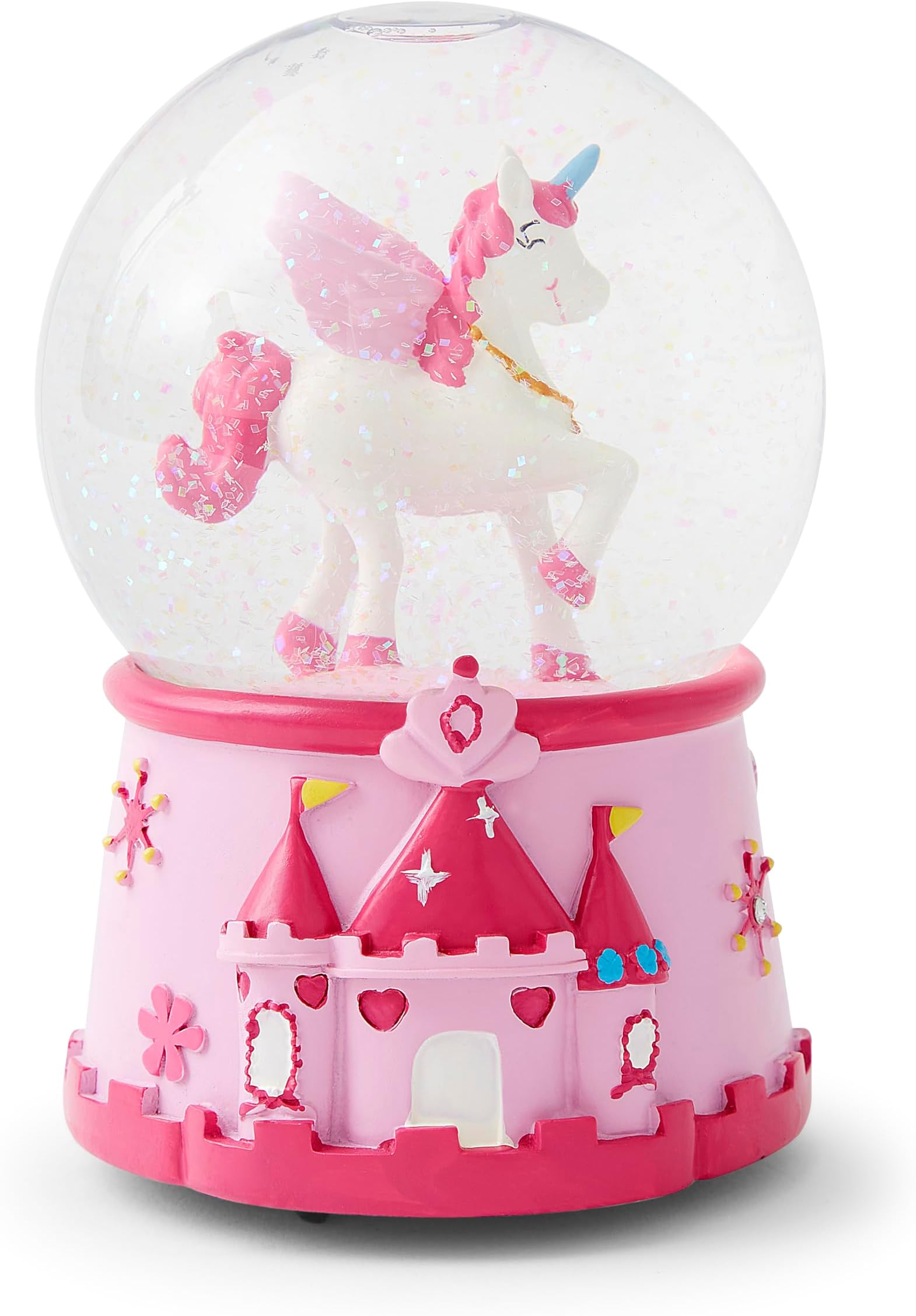 Mousehouse Gifts - Enchanting Unicorn Musical Snow Globe, Christmas Snow Globe Gift for Girls